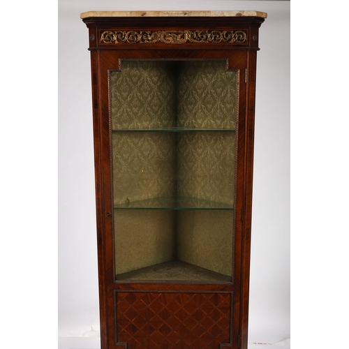 326 - NAPOLEON III ORMOLU-MOUNTED CORNER CABINET