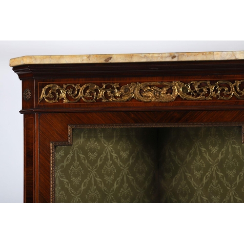 326 - NAPOLEON III ORMOLU-MOUNTED CORNER CABINET