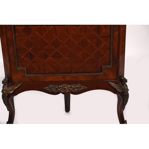 326 - NAPOLEON III ORMOLU-MOUNTED CORNER CABINET