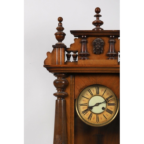 334 - 19TH-CENTURY VIENNA WALL CLOCK