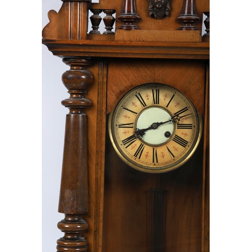 334 - 19TH-CENTURY VIENNA WALL CLOCK