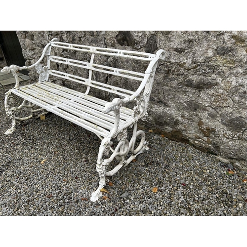 362 - CAST IRON GARDEN SEAT