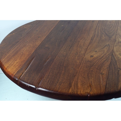 365 - ROTUNDA DESIGNER HARDWOOD DINING TABLE