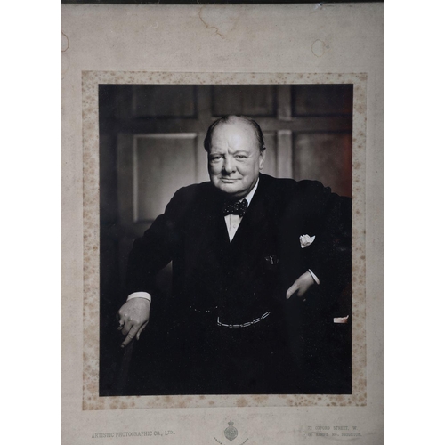 372 - PORTRAIT OF CHURCHILL 1874 - 1965