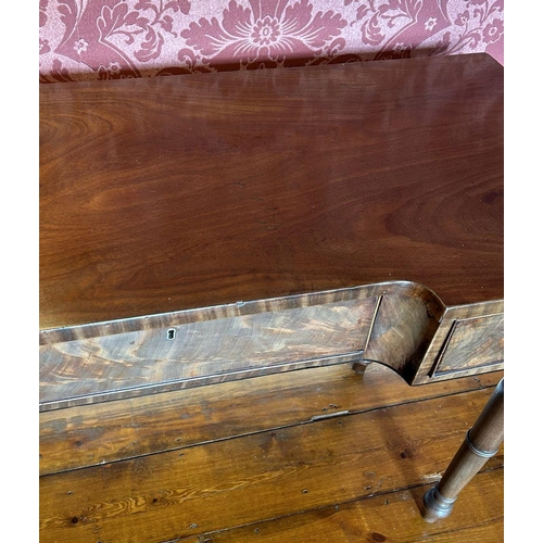 377 - REGENCY MAHOGANY HALL TABLE