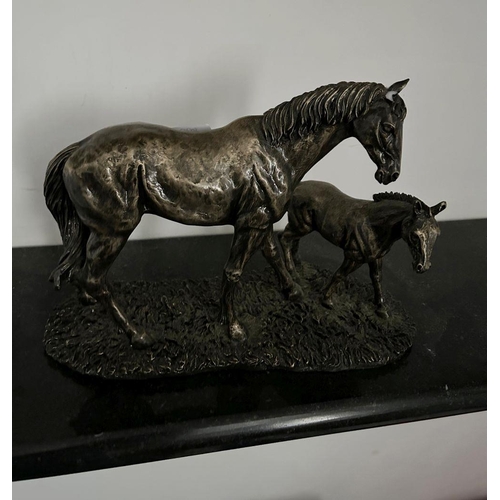 442 - COMPOSITE BRONZE SCULPTURE