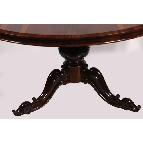 443 - SUPERB 19TH-CENTURY ROSEWOOD CENTRE TABLE