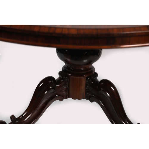 443 - SUPERB 19TH-CENTURY ROSEWOOD CENTRE TABLE