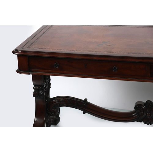 452 - IMPORTANT 19TH-CENTURY IRISH LIBRARY TABLE