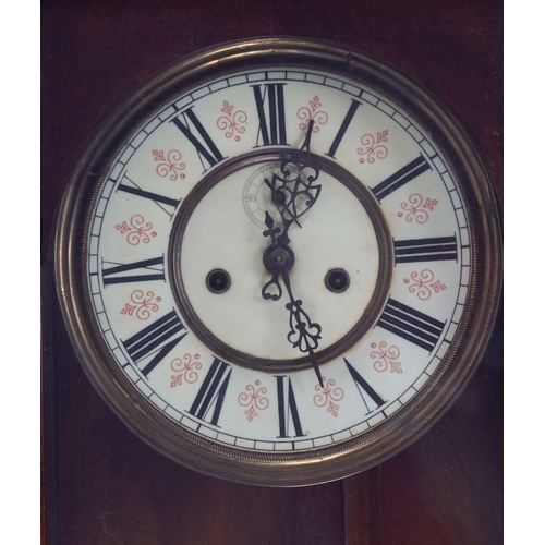 454 - 19TH-CENTURY VIENNA WALL CLOCK