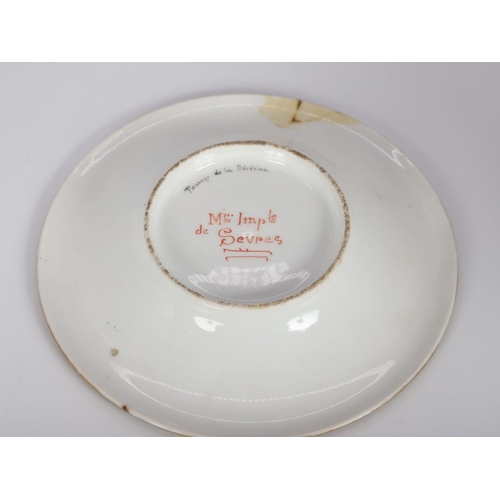 48 - SEVRES CUP & SAUCER