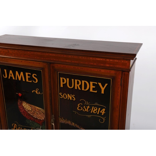 521 - EDWARDIAN JAMES PURDEY CABINET