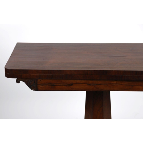 542 - WILLIAM IV ROSEWOOD TEA TABLE