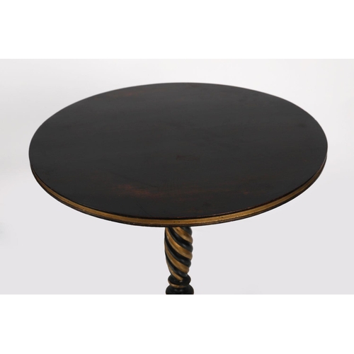 56 - REGENCY GILT & EBONISED CENTRE TABLE