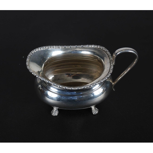 573 - 4-PIECE SILVER TEA AND COFFEE SERVICES