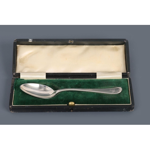 593 - STERLING SILVER SPOON