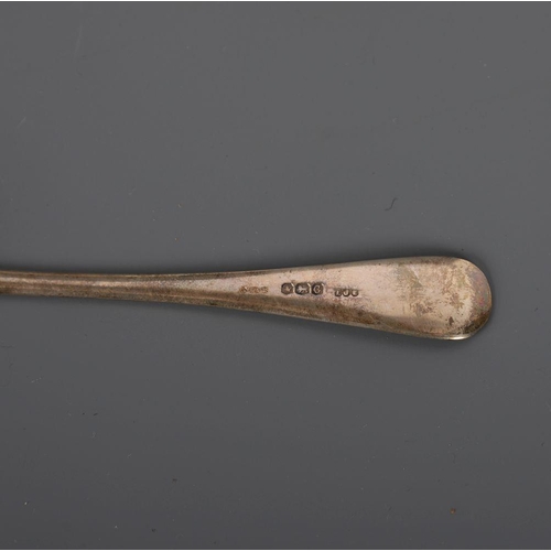 603 - SHEFFIELD SILVER BABY SPOON AND PUSHER