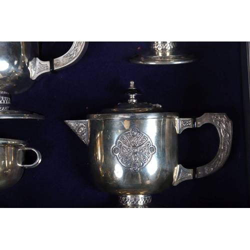 605 - THE ARDAGH SILVER TEA SERVICE