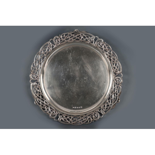 620 - IRISH SILVER COMMEMORATIVE TRAY 1916 - 1966