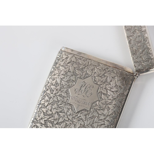 643 - HEAVY SILVER CARD CASE