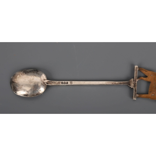 648 - SHEFFIELD SILVER SALT SPOON