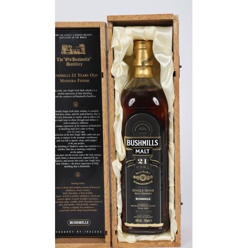 719 - BUSHMILLS MALT AGED 21 YEARS RARE SINGLE MALT