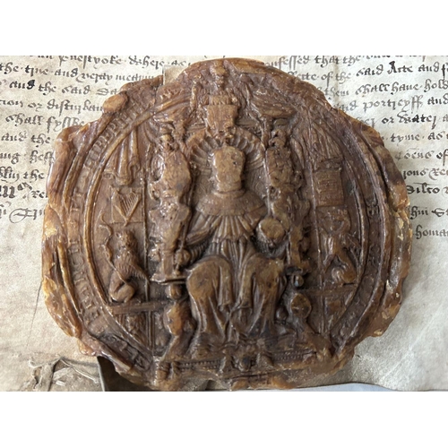 74 - GREAT SEAL OF IRELAND OF HENRY VIII (1544)