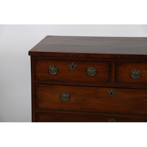 762 - GEORGE III MAHOGANY CHEST