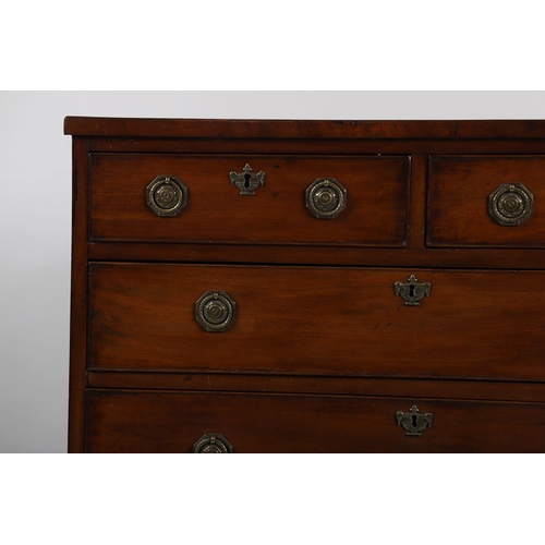 762 - GEORGE III MAHOGANY CHEST