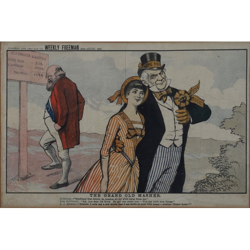 769 - 19TH-CENTURY SATIRICAL PRINT