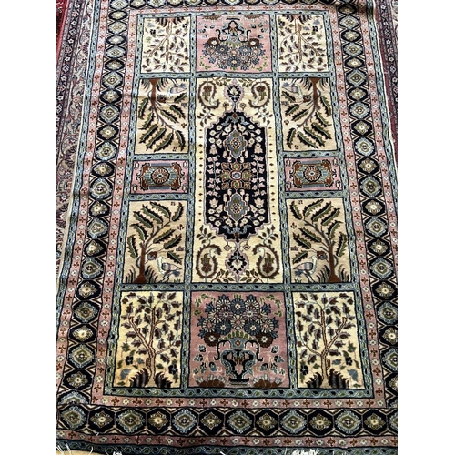 782 - PERSIAN KASHMIR SILK & WOOL RUG