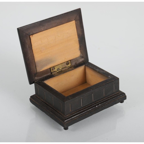 785 - 19TH-CENTURY GRAND TOUR EBONY BOX