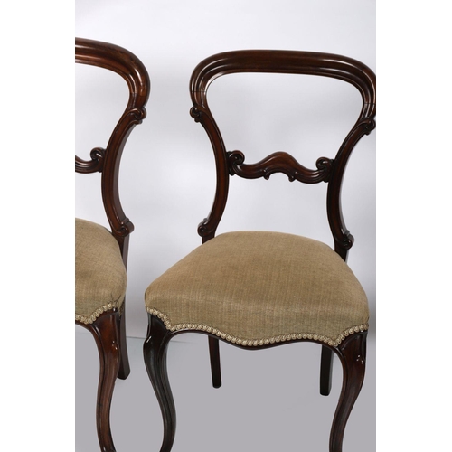 795 - SET OF 6 VICTORIAN ROSEWOOD CHAIRS