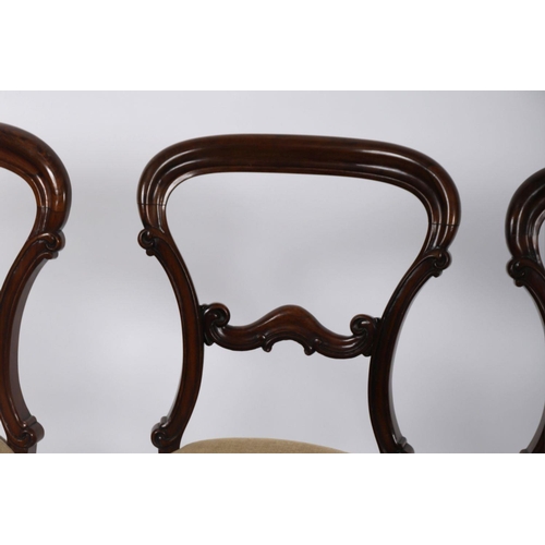 795 - SET OF 6 VICTORIAN ROSEWOOD CHAIRS