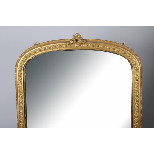 804 - 19TH-CENTURY GILT FRAMED PIER MIRROR