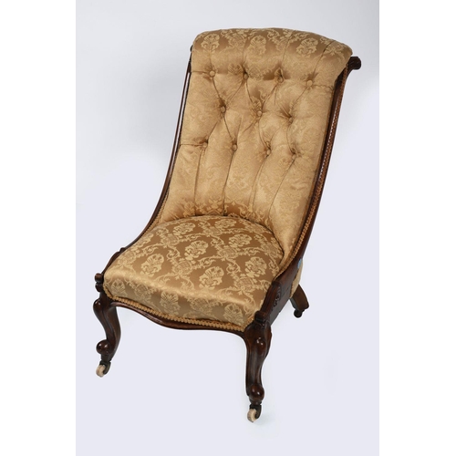 816 - VICTORIAN ROSEWOOD FRAMED LADY'S CHAIR