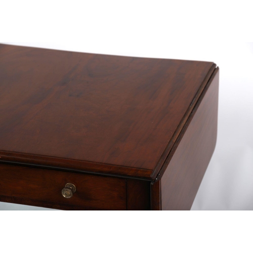 837 - REGENCY MAHOGANY SOFA TABLE