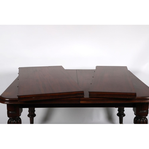 91 - LARGE 19TH-CENTURY MAHOGANY DINING TABLE