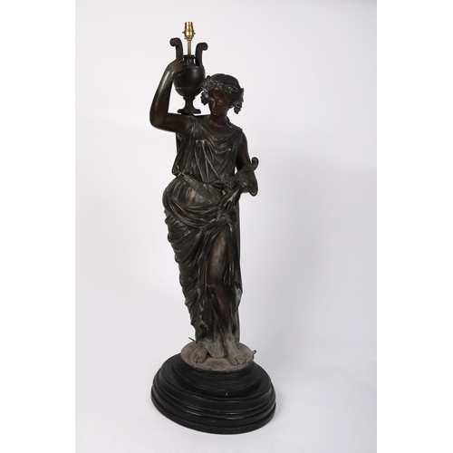 118 - LARGE 19TH-CENTURY FIGURAL LAMP