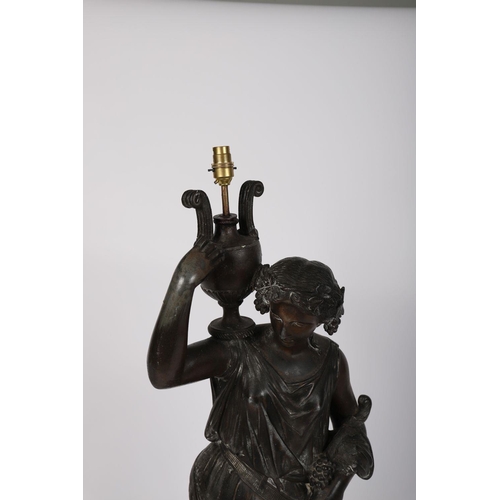 118 - LARGE 19TH-CENTURY FIGURAL LAMP