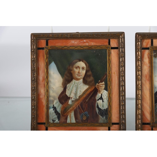 140 - PAIR OF 19TH-CENTURY PORTRAIT MINIATURES