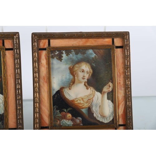 140 - PAIR OF 19TH-CENTURY PORTRAIT MINIATURES