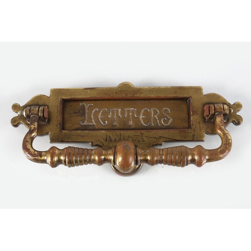 148 - 19TH-CENTURY BRASS DOOR KNOCKER