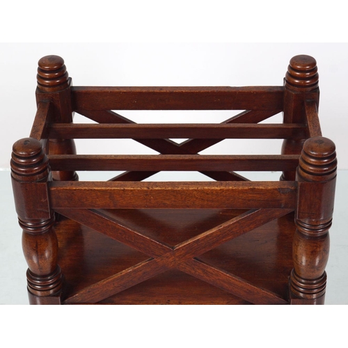 151 - REGENCY MAHOGANY CANTERBURY