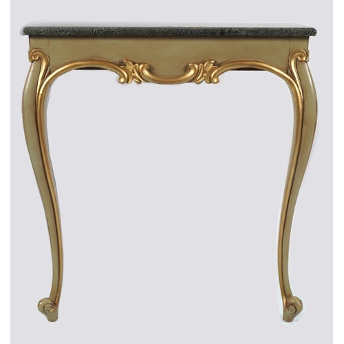 169 - PAIR OF PAINTED & PARCEL-GILT CONSOLE TABLES