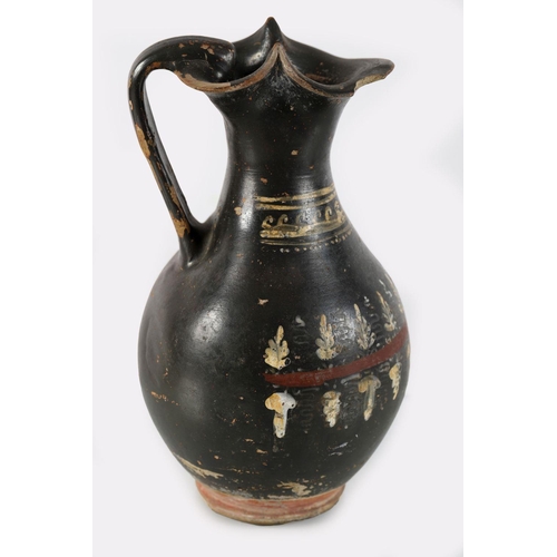 199 - EARLY GREEK POTTERY EWER, CIRCA 500 B.C.