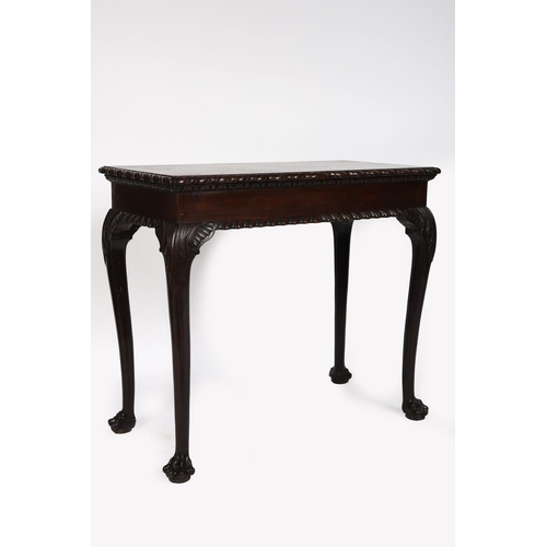 208 - 18TH-CENTURY MAHOGANY CONSOLE TABLE