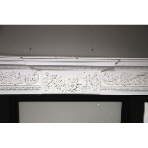 214 - 19TH-CENTURY PAINTED CLASSICAL CHIMNEY PIECE