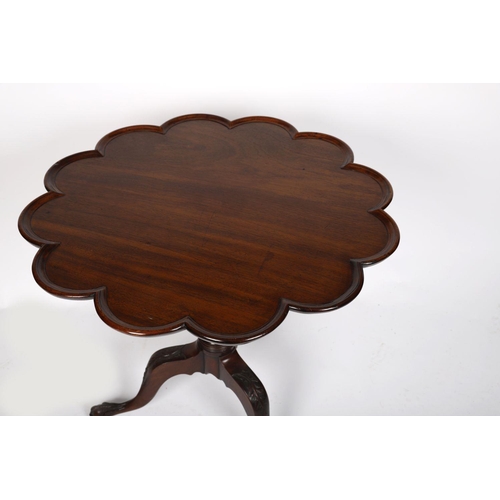 223 - IRISH 18TH-CENTURY MAHOGANY TEA TABLE