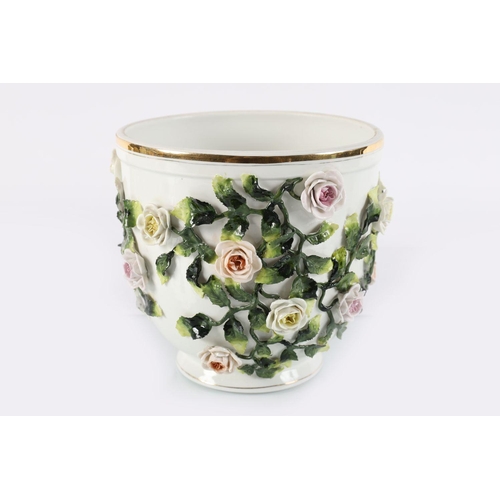 246 - SITZENDORF PORCELAIN JARDINIERE